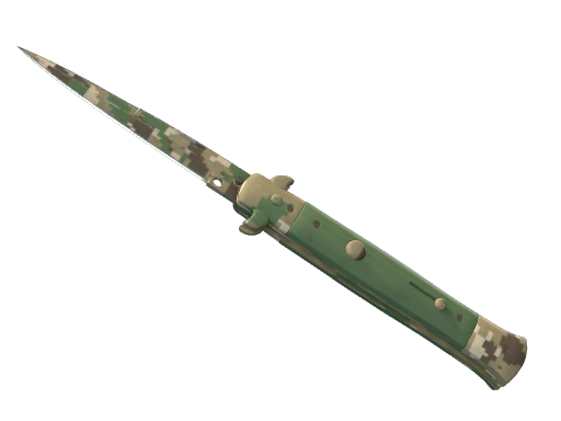 ★ Stiletto Knife | Forest DDPAT (Battle-Scarred)