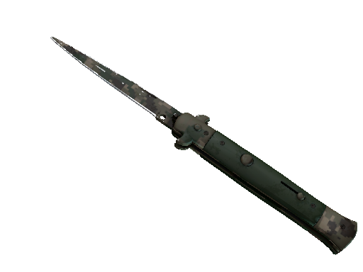 ★ Stiletto Knife | Forest DDPAT (Field-Tested)