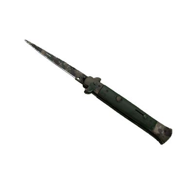 ★ StatTrak™ Stiletto Knife | Forest DDPAT (Well-Worn)