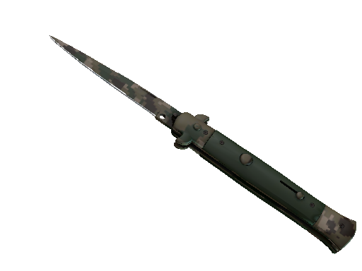 Image for the ★ Stiletto Knife | Forest DDPAT weapon skin in Counter Strike 2