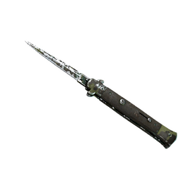 ★ Stiletto Knife | Boreal Forest (Battle-Scarred)