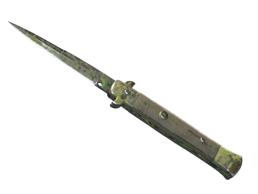 ★ Stiletto Knife | Boreal Forest (Battle-Scarred)