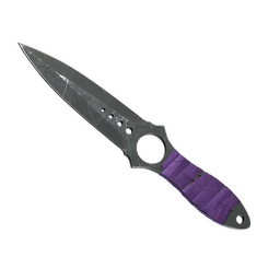 ★ StatTrak™ Skeleton Knife | Ultraviolet (Battle-Scarred)