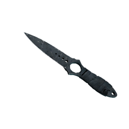 ★ StatTrak™ Skeleton Knife | Night Stripe (Battle-Scarred)