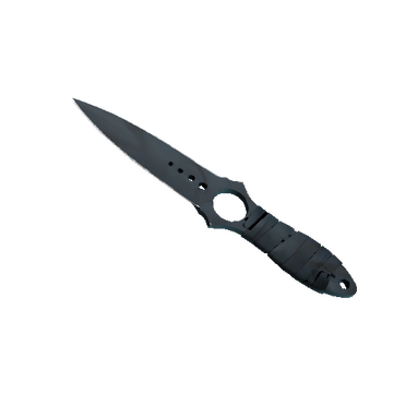 ★ Skeleton Knife | Night Stripe (Well-Worn)