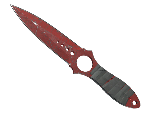 ★ StatTrak™ Skeleton Knife | Crimson Web (Battle-Scarred)