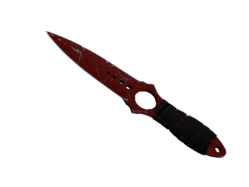 ★ StatTrak™ Skeleton Knife | Crimson Web (Battle-Scarred)