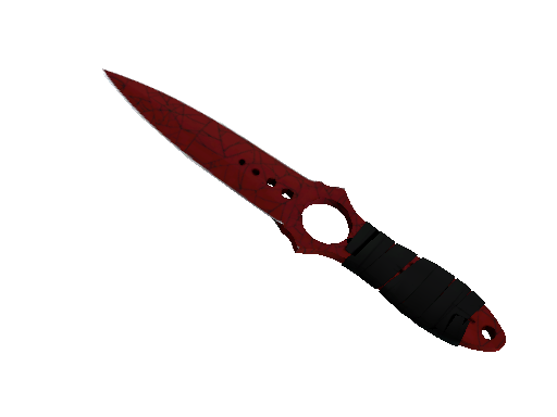 ★ StatTrak™ Skeleton Knife | Crimson Web (Well-Worn)