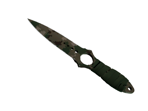 ★ StatTrak™ Skeleton Knife | Forest DDPAT (Well-Worn)