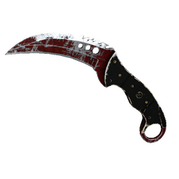 free cs2 skins ★ Talon Knife | Crimson Web (Battle-Scarred)