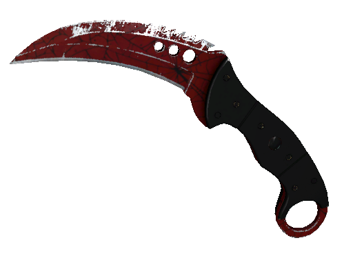 ★ Talon Knife | Crimson Web (Well-Worn)