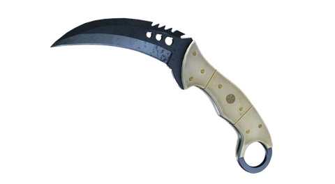 ★ Talon Knife | Blue Steel (Battle-Scarred)