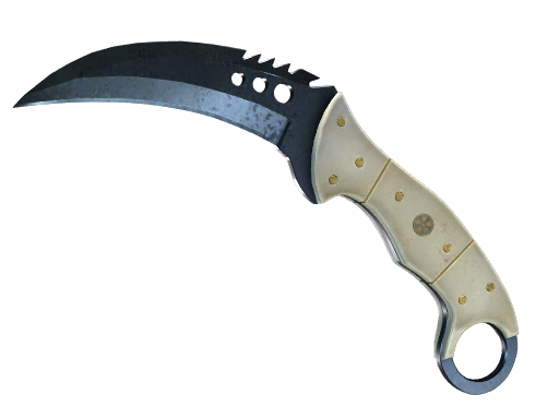 ★ StatTrak™ Talon Knife | Blue Steel (Well-Worn)