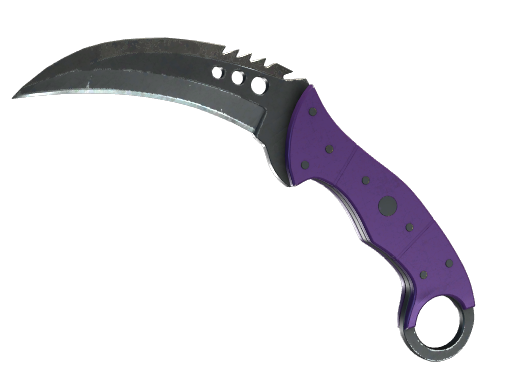 ★ StatTrak™ Talon Knife | Ultraviolet (Well-Worn)