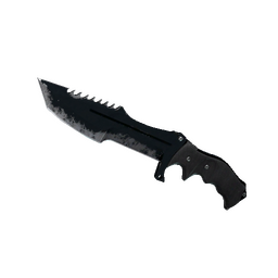 free csgo skin ★ Huntsman Knife | Night (Battle-Scarred)