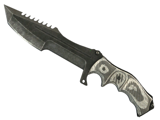 ★ Huntsman Knife | Black Laminate (Battle-Scarred)