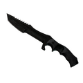 ★ Huntsman Knife | Black Laminate (Battle-Scarred)