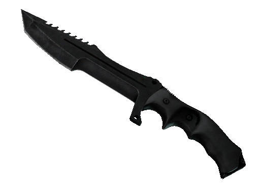 ★ Huntsman Knife | Black Laminate (Well-Worn)