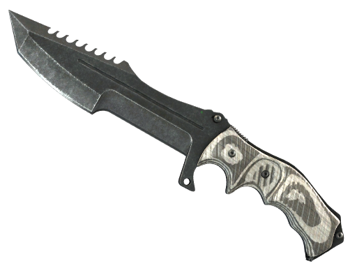 ★ StatTrak™ Huntsman Knife | Black Laminate (Well-Worn)