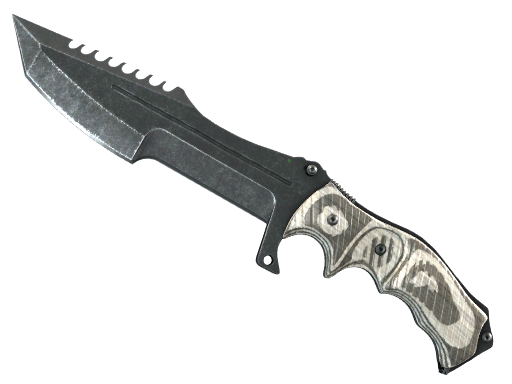 ★ StatTrak™ Huntsman Knife | Black Laminate (Factory New)