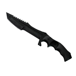 ★ StatTrak™ Huntsman Knife | Black Laminate (Minimal Wear)