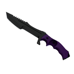 free csgo skin ★ StatTrak™ Huntsman Knife | Ultraviolet (Minimal Wear)