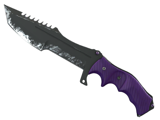 ★ StatTrak™ Huntsman Knife | Ultraviolet (Well-Worn)
