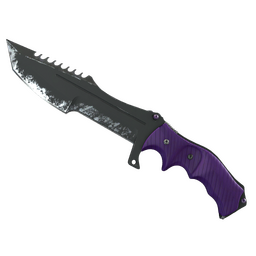 ★ StatTrak™ Huntsman Knife | Ultraviolet (Well-Worn)