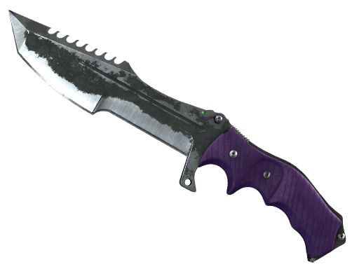 ★ StatTrak™ Huntsman Knife | Ultraviolet (Battle-Scarred)