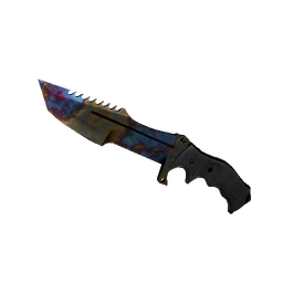 free csgo skin ★ StatTrak™ Huntsman Knife | Case Hardened (Well-Worn)