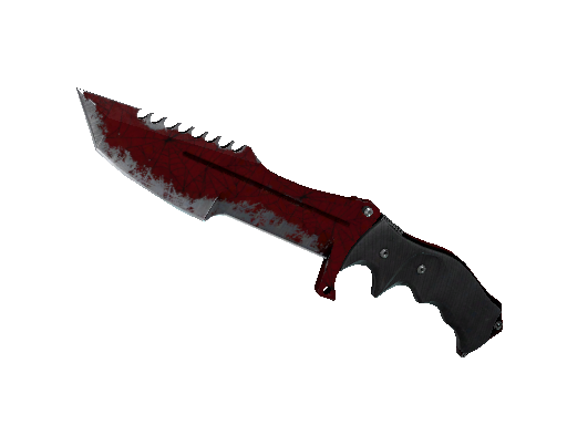 ★ Huntsman Knife | Crimson Web (Battle-Scarred)