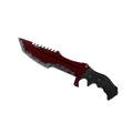 ★ Huntsman Knife | Crimson Web (Battle-Scarred)
