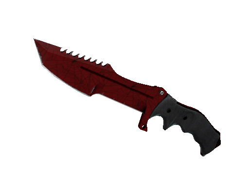 ★ Huntsman Knife | Crimson Web (Well-Worn)