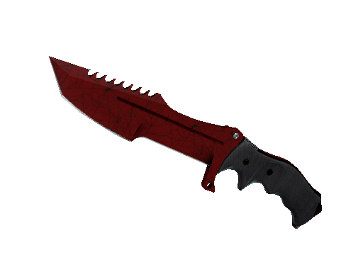 Image for the ★ Huntsman Knife | Crimson Web weapon skin in Counter Strike 2