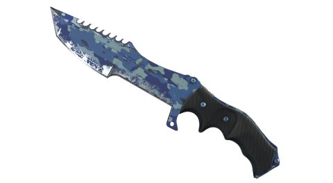 ★ StatTrak™ Huntsman Knife | Bright Water (Well-Worn)
