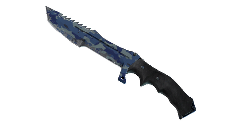 ★ StatTrak™ Huntsman Knife | Bright Water (Well-Worn)