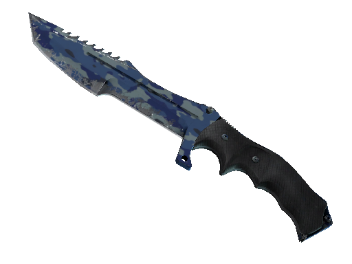 ★ Huntsman Knife | Bright Water (Well-Worn)