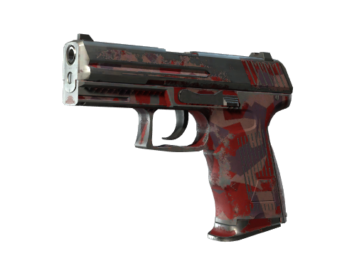 StatTrak™ P2000 | Red FragCam (Battle-Scarred)