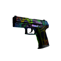StatTrak™ P2000 | Acid Etched (Battle-Scarred)