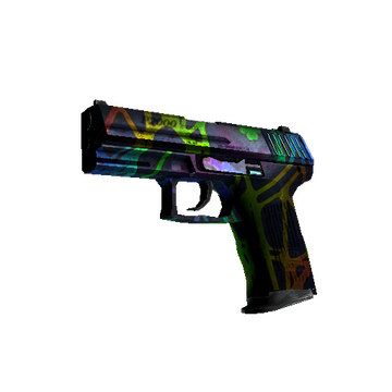 StatTrak™ P2000 | Acid Etched (Battle-Scarred)