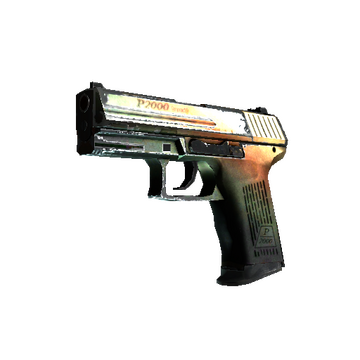 Souvenir P2000 | Amber Fade (Well-Worn)