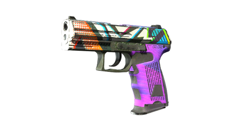 StatTrak™ P2000 | Wicked Sick (Well-Worn)