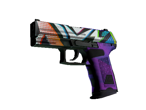 Image for the P2000 | Wicked Sick weapon skin in Counter Strike 2
