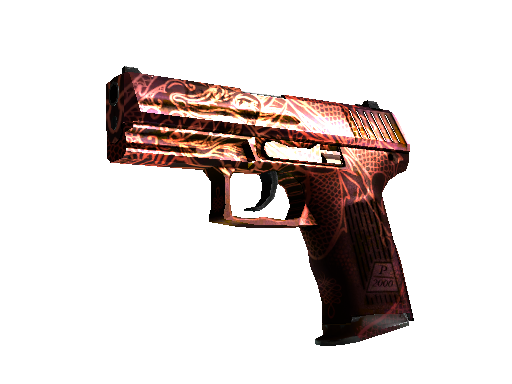 Image for the P2000 | Imperial Dragon weapon skin in Counter Strike 2
