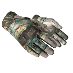 ★ Moto Gloves | Spearmint (Battle-Scarred)