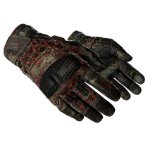 ★ Moto Gloves | Blood Pressure (Battle-Scarred)