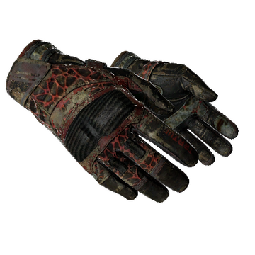 ★ Moto Gloves | Blood Pressure (Battle-Scarred)