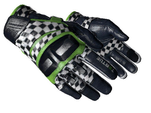 Image for the ★ Moto Gloves | Finish Line weapon skin in Counter Strike 2