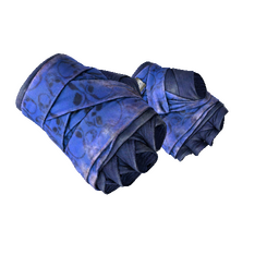 ★ Hand Wraps | Cobalt Skulls (Battle-Scarred)