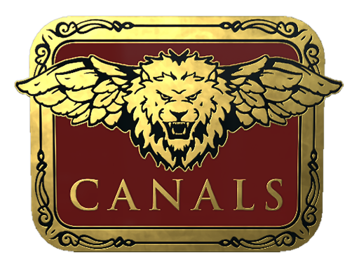 Anstecknadel: Canals